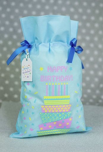 Pakado Worek Na Prezent Happy Birthday 30x45cm